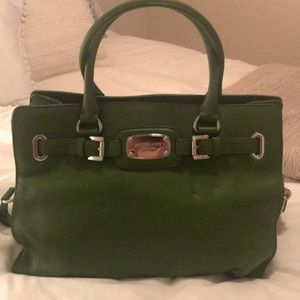 Michael Kors Medium Green Satchel
